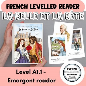 La Belle et La Bête - French Reader for Emergent / Beginner Readers français
