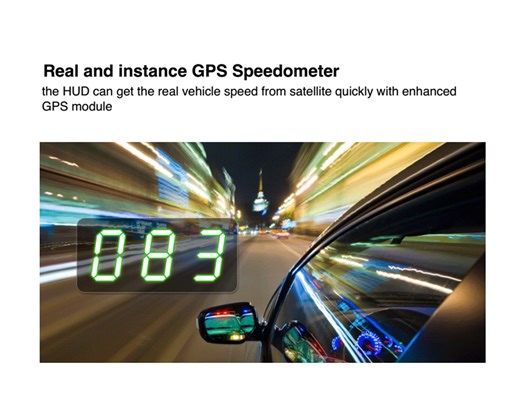 Watch KingNeed C60 Universal GPS Heads Up Display Car GPS HUD Speedometer Odometer Digital Speed Projector on Amazon Live