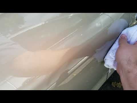 How to remove a surface scrape or mirror scratch from a car