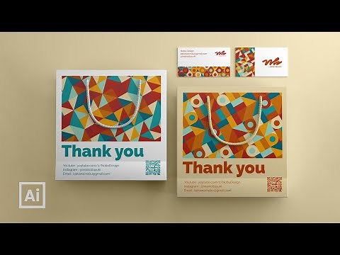 Illustrator Trick | Abstract Geometric Pattern