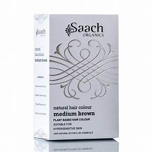 Medium Brown Natural Hair Colour By Saach Organics Eluxe Exclusives