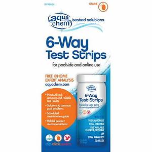 Aqua Chem 6 Way Test Strips Walmart Com
