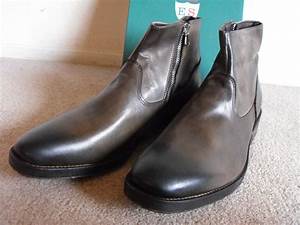 535 Nib Edward Spiers Italy Leather Ankle Boots Size Uk 11 Eu 45 Us 12