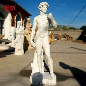 Life Size Figure Art Decoration Marble Statue Of David Customized Sh