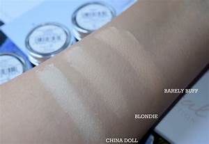 Lily Mineral Foundation In Shades Barely Buff Blondie Mineral
