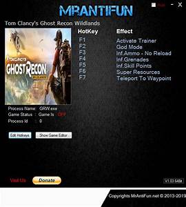 Tom Clancy S Ghost Recon Wildlands Trainer 7 V3747852 Mrantifun Game