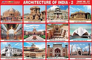 Spectrum Educational Charts Chart 227 Architecture Of India 2