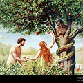 Adam and Eve Eating Apple