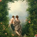 Adam and Eve Oil Painting