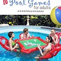 Adult Swimming Pool Games