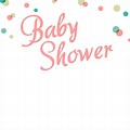 Baby Shower Invitation Background Clip Art