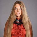 Long Hair of Beautiful Lady GIF