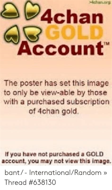 4chan gold account nude
