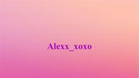 alexx__xoxo nude