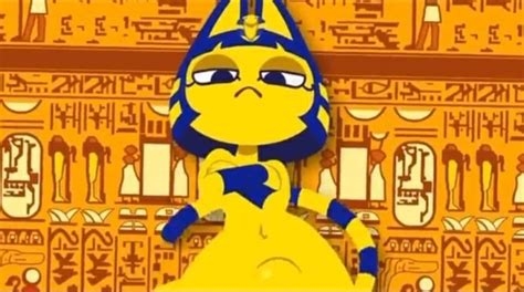 ankha done by zone tan and minus 8 nude