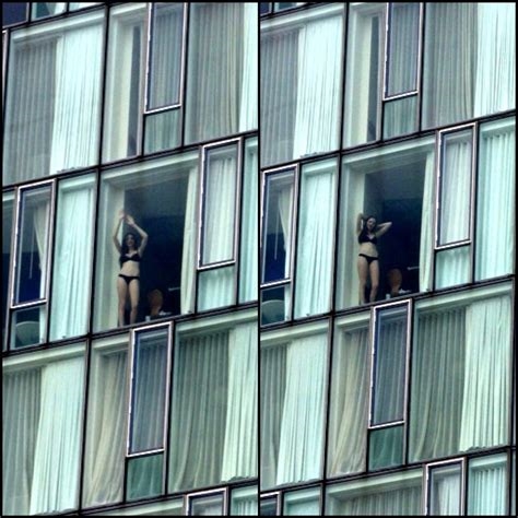 balcony voyeur nude