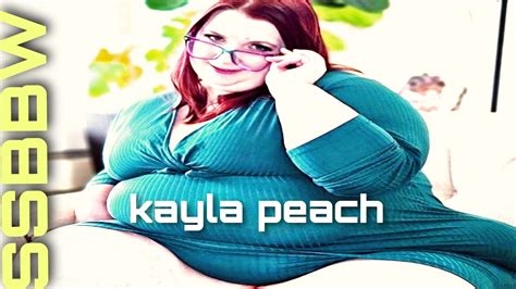 bbw kayla peach nude