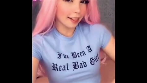 belle delphine taking off shirt nude