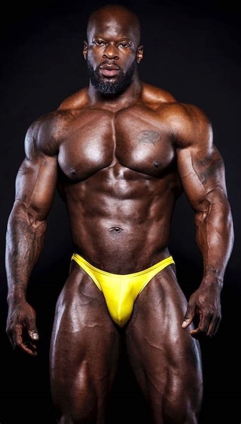 big buff black man nude