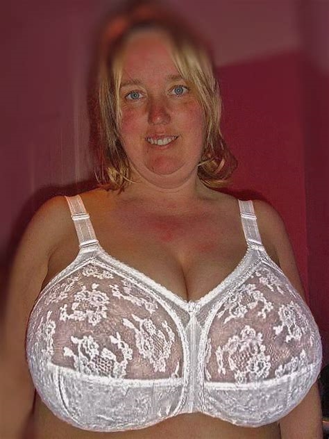 big tits in white bra nude