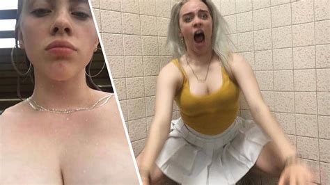 billie eilish showing tits nude