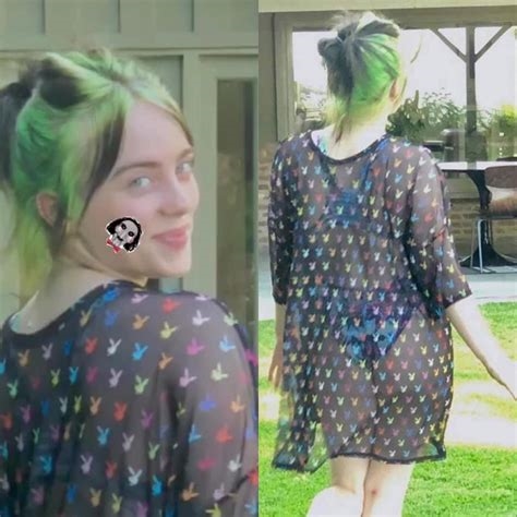 billie eilish titties falling out nude