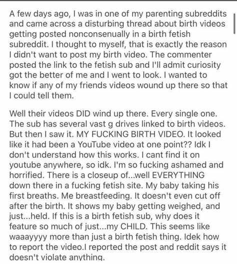 birth fetish subreddit nude