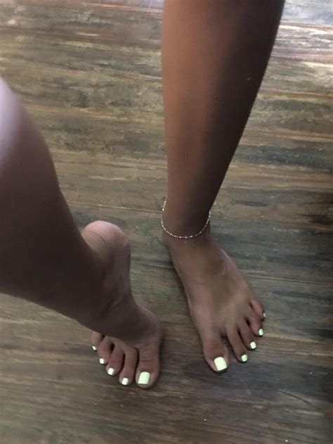 black toenails footjob nude