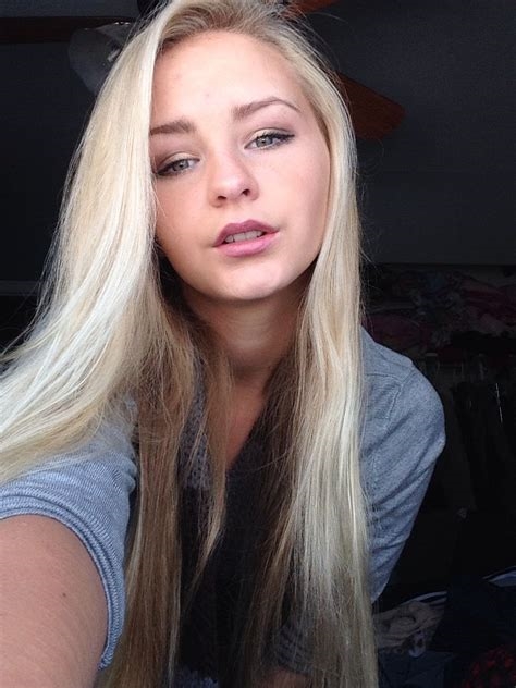 blond selfie nude