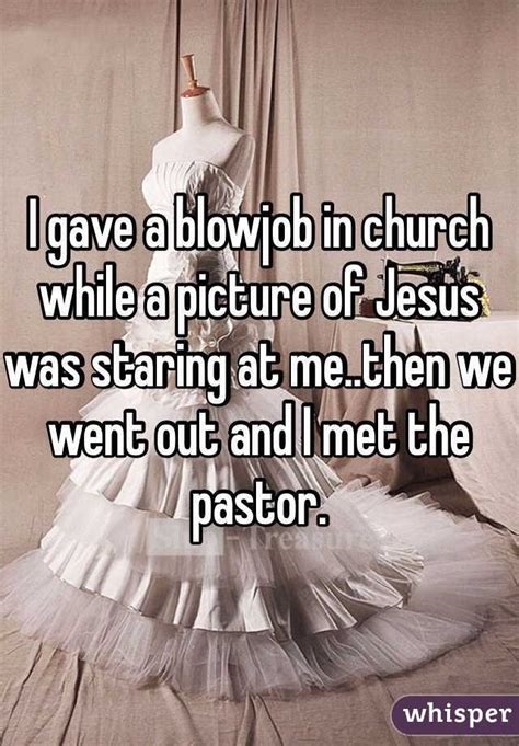 blow job in church nude