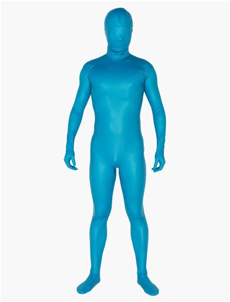 blue morph suit nude
