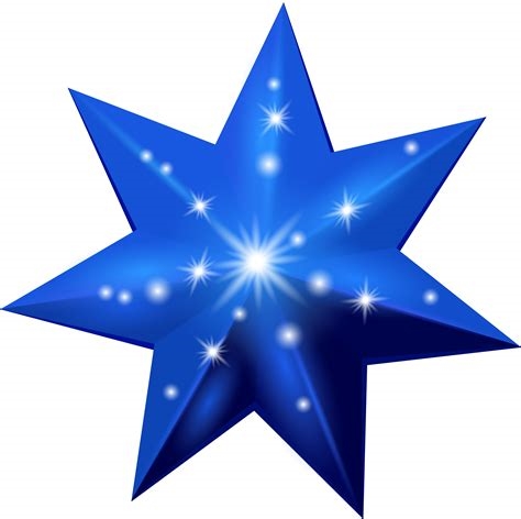 blue star transparent nude