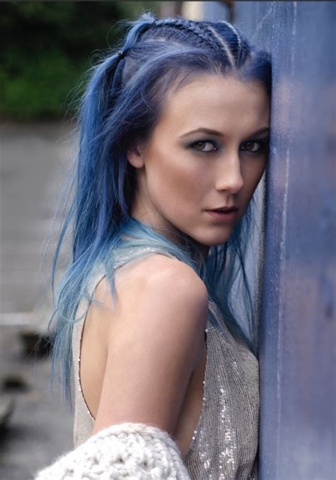 blue-haired pornstar nude