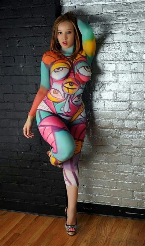body paint pussy nude