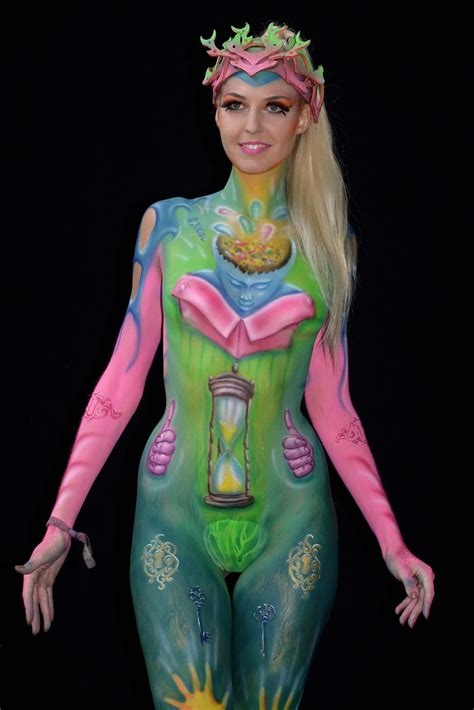 body painted tits nude
