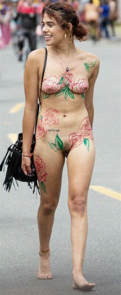 body painting genitals nude