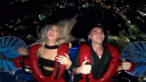 boobs come out on sling shot ride nude