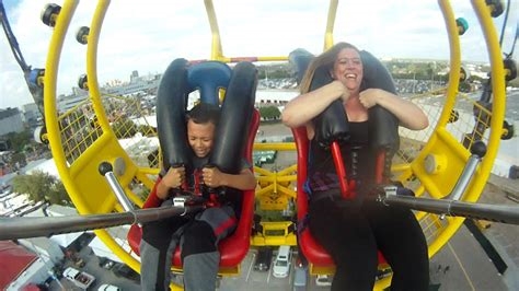 boobs come out on sling shot ride nude