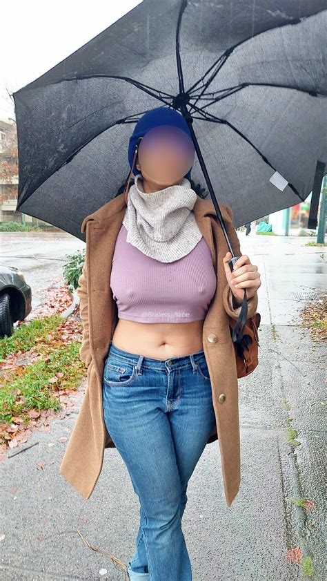 boobs in rain nude
