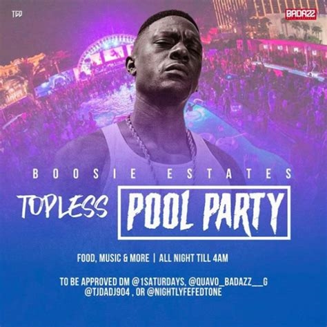 boosie topless pool party nude