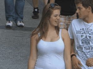 bouncy tits in public nude