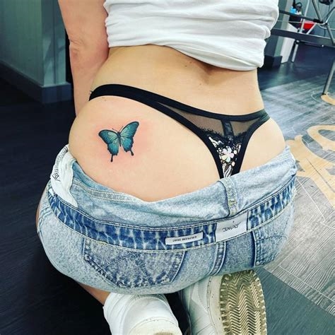 butterfly booty tattoo nude
