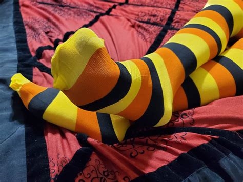 candy corn tights nude