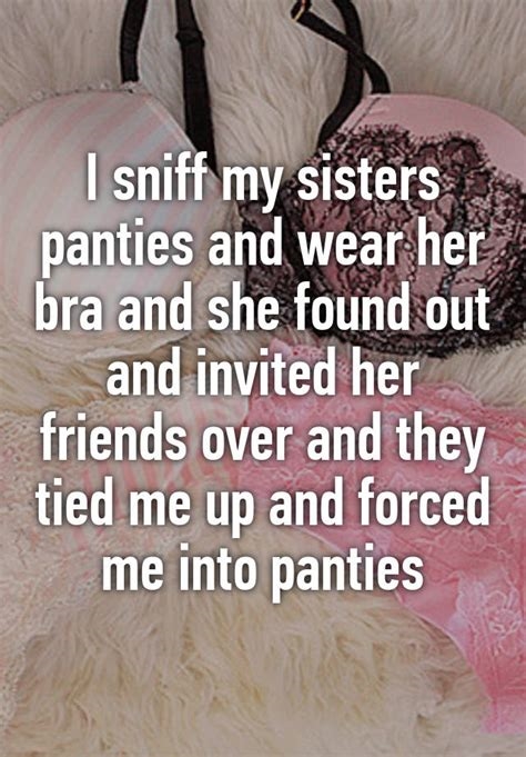 caught sniffing sister's panties nude
