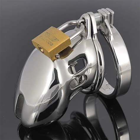 chastity cage metal nude