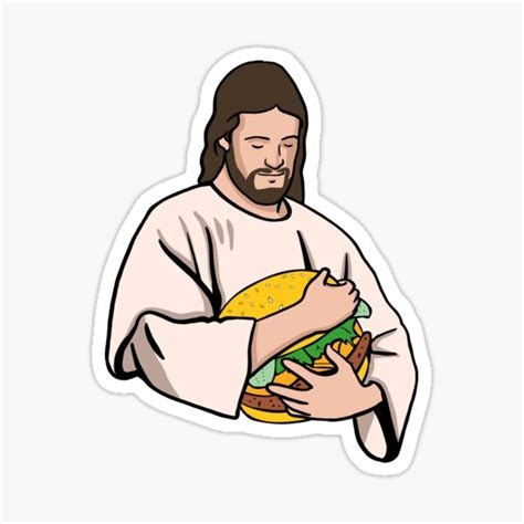 cheesburger jesus nude