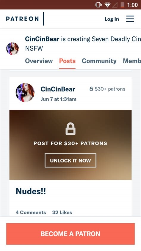 cin cin bear nude