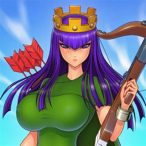clash of clans archer queen naked nude