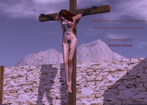 crucifixion naked nude