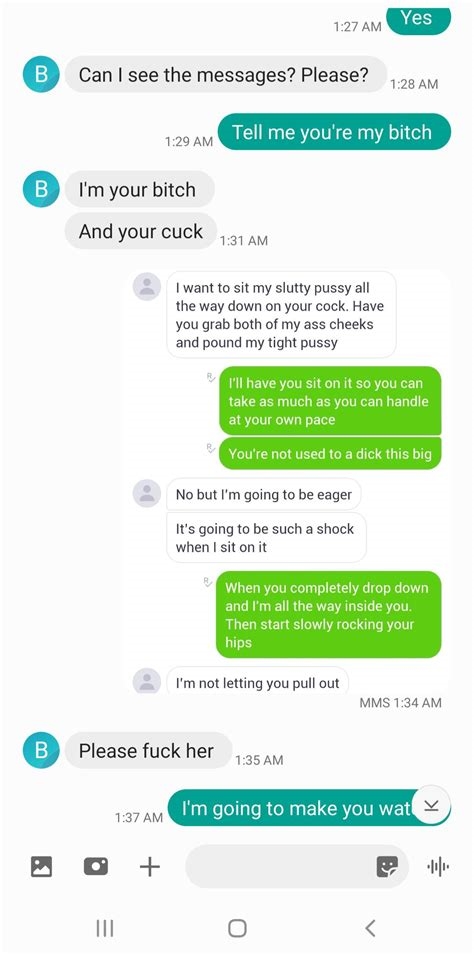 cuck texts nude